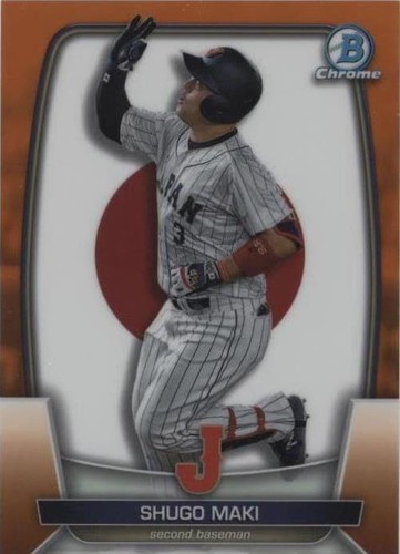 2023 Topps WBC Team Samurai Japan Shugo Maki Cherry Blossom