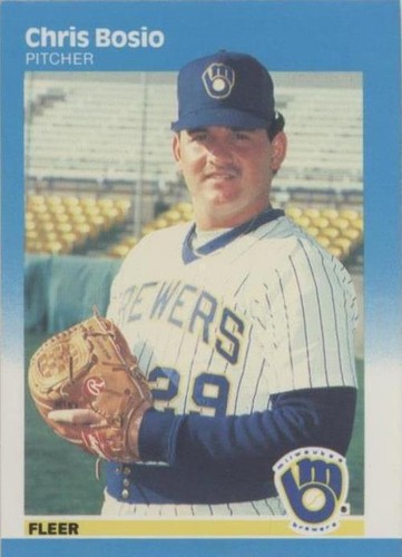 1987 Fleer - Chris Bosio #338