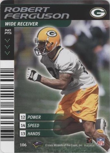 2001-02 NFL Showdown 1st & Goal Robert Ferguson #106
