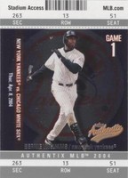 2004 Fleer Authentix - Bernie Williams #62