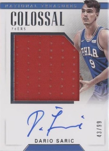 2017-18 Panini National Treasures - Dario Saric #CJA-DSR