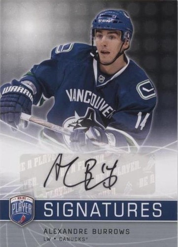 2008-09 Upper Deck Be a Player - Alexandre Burrows #S-BU