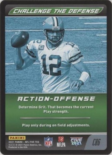 2021 Panini NFL Five TCG Aaron Rodgers #C86
