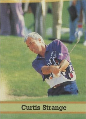 1993 Fax Pax Famous Golfers - Curtis Strange #10