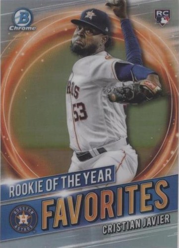 2021 Bowman - Cristian Javier #RRY-CJ