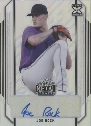 2021 Leaf Metal Draft - Joe Rock #BA-JR1