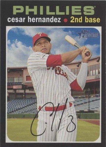 2020 Topps Heritage - Cesar Hernandez #136