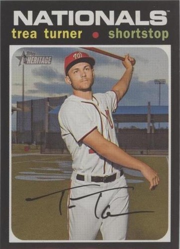 2020 Topps Heritage - Trea Turner #154