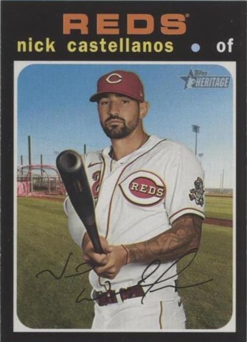 2020 Topps Heritage High Number - Nick Castellanos #555