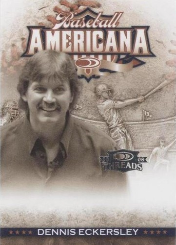 2008 Donruss Threads - Dennis Eckersley #BA-42