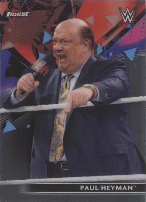 2021 Topps Finest WWE - Paul Heyman #62