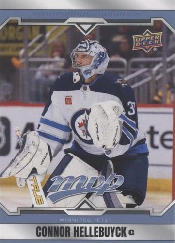 2024-25 24/25 Upper Deck MVP #107 Connor Hellebuyck Winnipeg