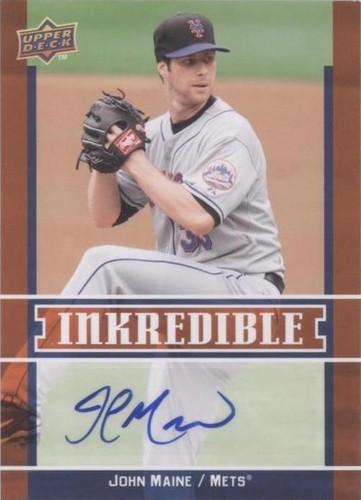 2009 Upper Deck - John Maine #INK-JM