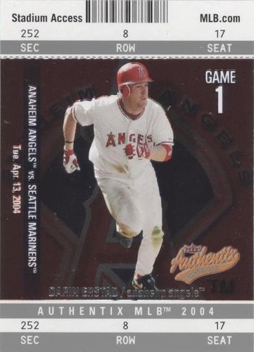 2004 Fleer Authentix - Darin Erstad #91
