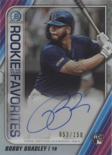2020 Bowman - Bobby Bradley #ROYFA-BB