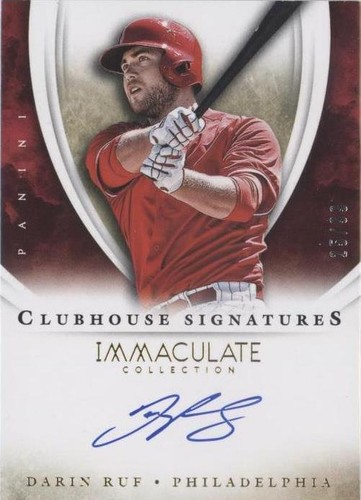 2014 Panini Immaculate Collection - Darin Ruf #47