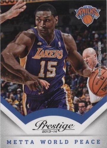 2013-14 Panini Prestige - Metta World Peace #52