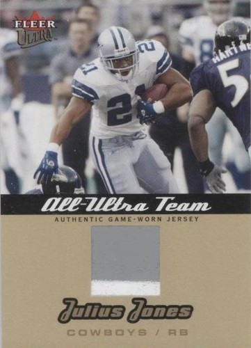2005 Fleer Ultra Julius Jones #AU-JJ