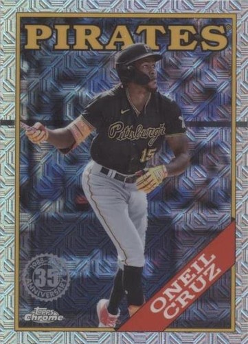 ONEIL CRUZ TOPPS 直筆サインカード Oneil Cruz Autographed 2023 Topps Card #285 Auto Grade Gem