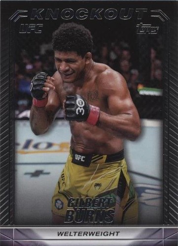 2024 Topps UFC Knockout - Gilbert Burns #98