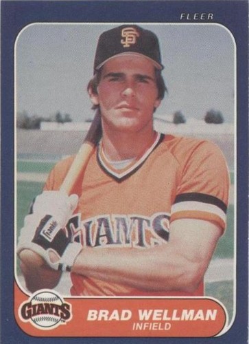 1986 Fleer - Brad Wellman #553