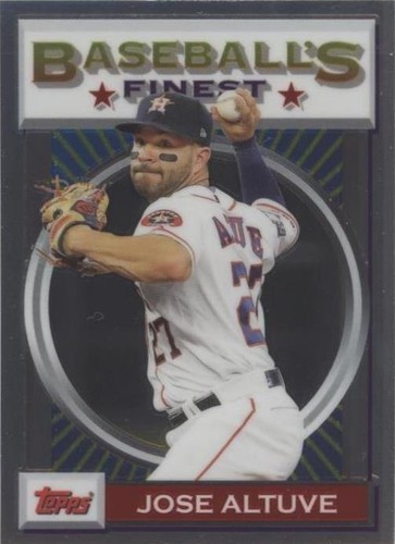2020 Topps Finest Flashbacks - Jose Altuve #64
