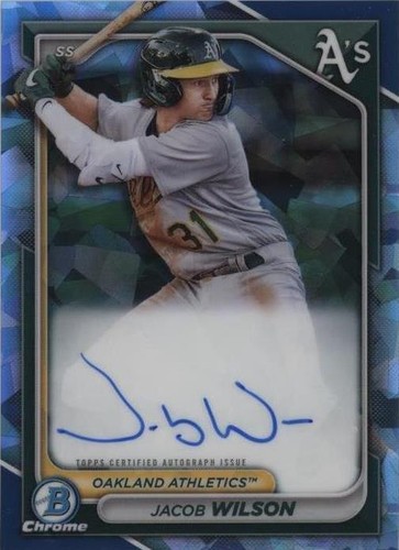 2024 Bowman Sapphire Edition - Jacob Wilson #BSPA-JWI
