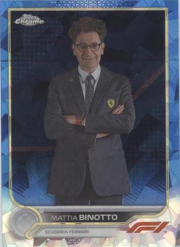 2022 Topps Chrome Sapphire Edition Formula 1 - Mattia Binotto #103