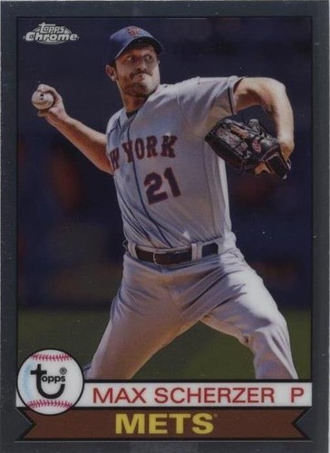 2023 Topps Chrome Lids Mitchell & Ness - Max Scherzer #79-4