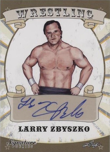 2016 Leaf Signature Series Wrestling - Larry Zbyszko #49