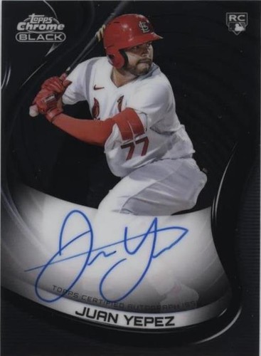 2022 Topps Chrome Black - Juan Yepez #CBA-JY
