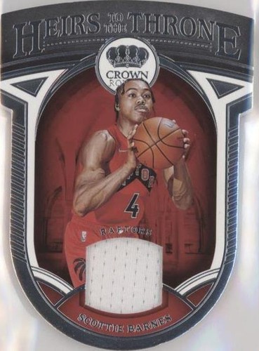 2021-22 Panini Crown Royale Scottie Barnes Cracked Ice Die-Cut RC