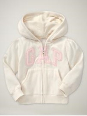 

NWT Baby GAP Arch Logo Толстовка с капюшоном на молнии для активного отдыха и куртка НОВАЯ куртка для девочек 5 лет, Ivories