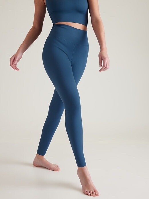 

ATHLETA Aurora Бесшовные тайтсы , средний размер | Джей Блю #533472 НОВИНКА, Синий