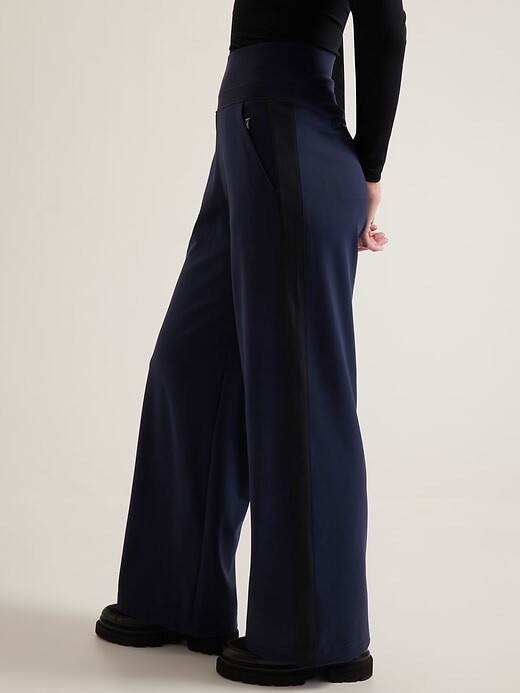 

Широкие брюки ATHLETA Venice с цветными блоками LT Large Tall LT Navy Black #464609 НОВИНКА, Синий, Athleta Sculptek