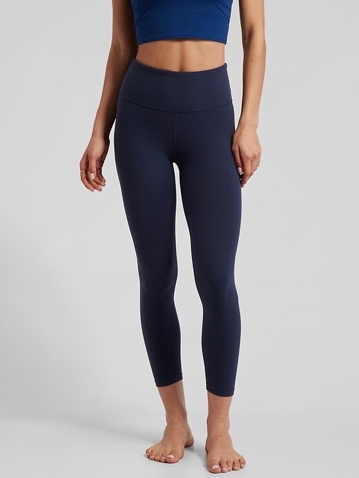 ATHLETA Elation 7/8 Тайтс XL X-Large | Военно-Морской Флот #293142 НОВЫЙ