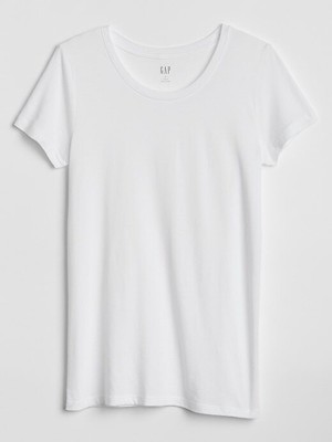 GAP Favorite Crewneck Tee T-Shirt WHITE, BLACK, BLUE, GRAY, CORAL NEW XS-XL