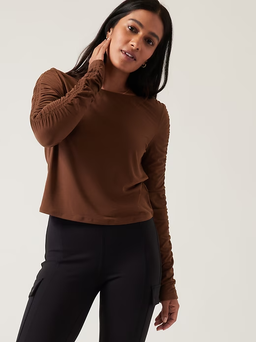 Athleta All Around Ruched Top Plus Size 3X