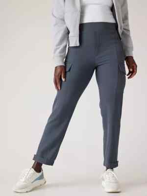 Athleta High Rise Endless Cargo Pant Granite Blue NEW $129 4P 4 Petite