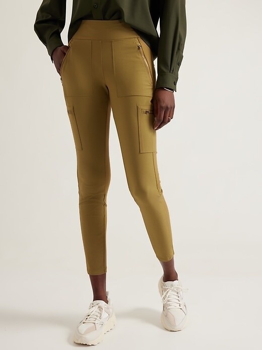 ATHLETA Headlands Hybrid Cargo II Tight Plus 22 | Гобелен Золото #982353 НОВИНКА