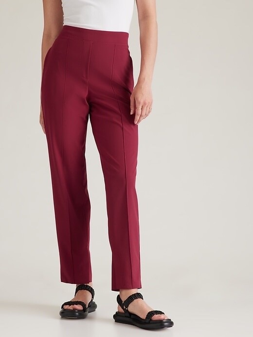 

Брюки ATHLETA Brooklyn Heights 6T 6 T (маленькие высокие) Coffeeberry #882642 НОВИНКА, Красный