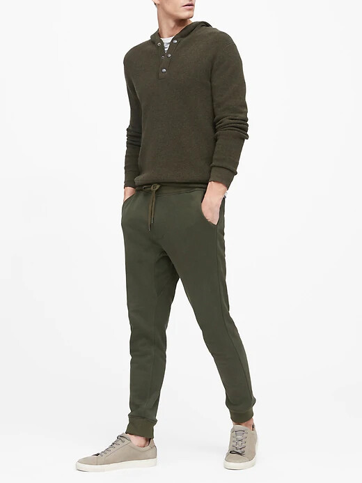 

МУЖСКИЕ джоггеры из френч-терри BANANA REPUBLIC — #49144-7 # F, Kelp