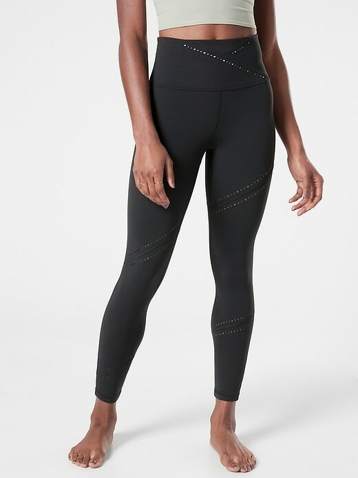 Узкие леггинсы ATHLETA Its A Wrap 7/8 PLUS 1X | Черный НОВЫЙ