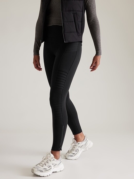 

ATHLETA Delancey Moto Tight  X-Large | Черный #598323 НОВИНКА