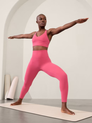 Athleta XSP XS PETITE Elation Ultra High Rise 7/8 Tight Legging Dragonfruit Pink