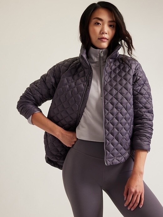 

Куртка без перьев ATHLETA Whisper  X-Small | Сумеречный фиолетовый #599474 НОВИНКА, Athleta Whisper