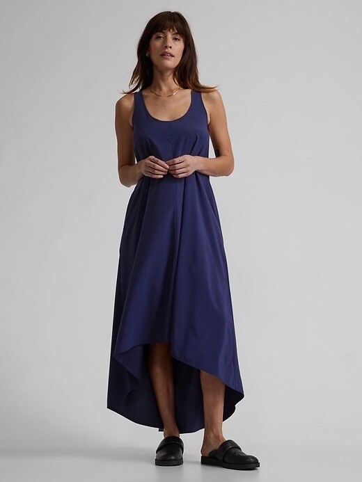 Платье ATHLETA Presidio ST Small Tall S T | Платье синее #486452 НОВОЕ