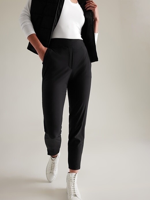 

Брюки ATHLETA Brooklyn Ankle Pant 14T 14 T (большие высокие) Черные брюки #198671 НОВИНКА, Черный