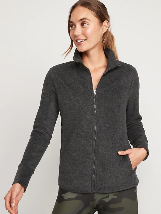 

Женская спортивная куртка NWT Old Navy из микрофлиса на молнии спереди, спортивная одежда M