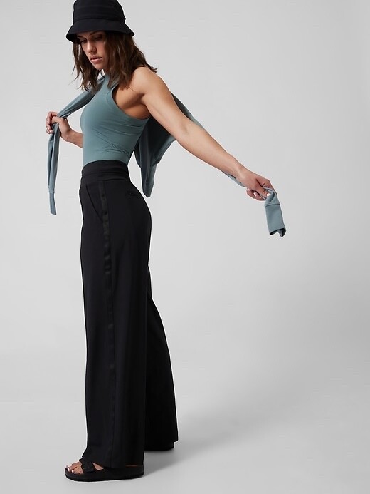 

ATHLETA Nolita Широкие брюки  (S Small) Черные брюки #657665 НОВИНКА, Черный